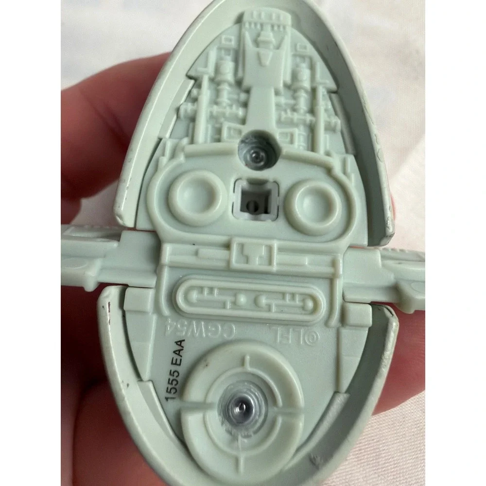 Star Wars Millennium Falcon and Slave I Miniature Starship Vehicle Lot CGW54